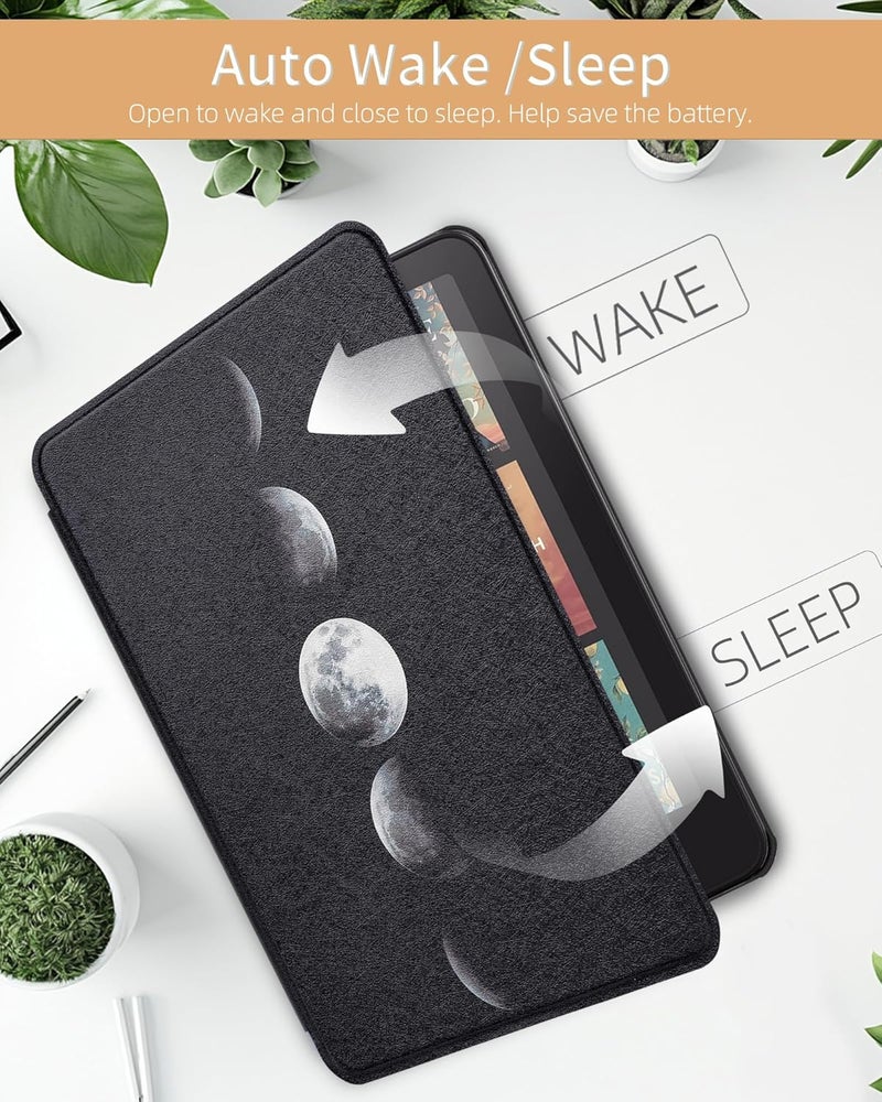 WALNEW Case for 7-inch Kindle Paperwhite 12th Gen 2024 and Colorsoft Signature Edition, Premium PU Leather Protective Cover for Kindle Paperwhite, Auto Wake/Sleep - Image 4